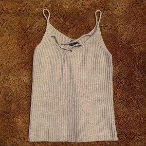 Soft tank top w/ criss cross